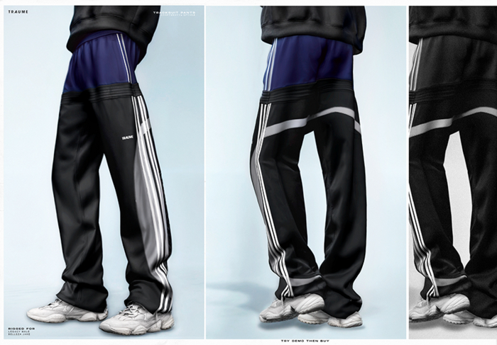 [Traume] Tracksuit Pants FATPACK