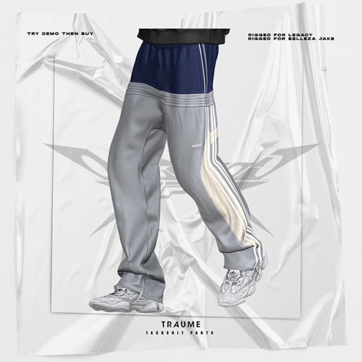 [Traume] Tracksuit Pants Grey