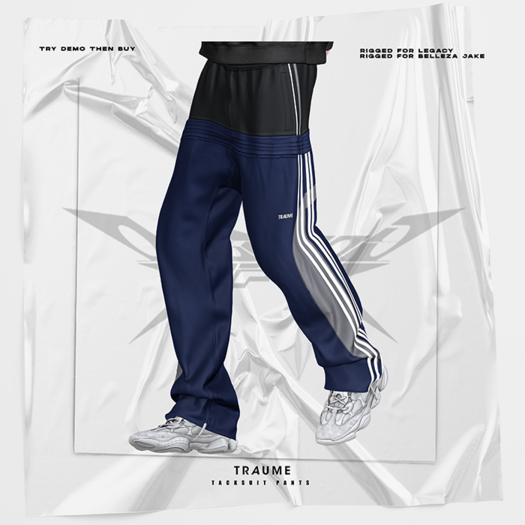 [Traume] Tracksuit Pants Blue