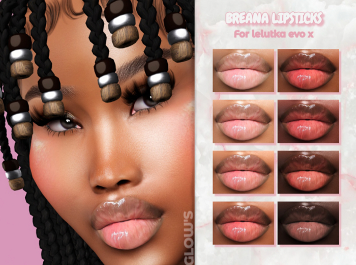 GLOW'S-BREANA LIPSTICKS