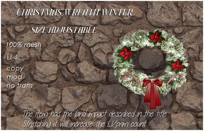 Christmas wreath winter