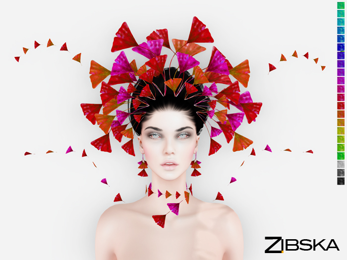 Zibska ~ Kumiko color change headpiece