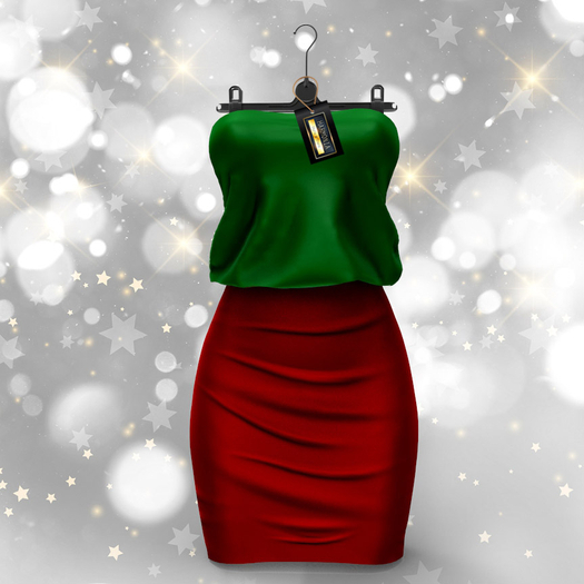 Green Red Christmas Nadia STAR