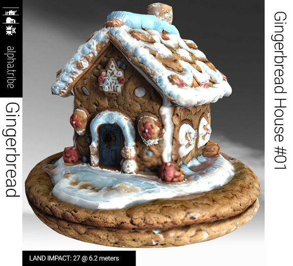 a.tribe::: [Gingerbread] Gingerbread House 01 LI 27