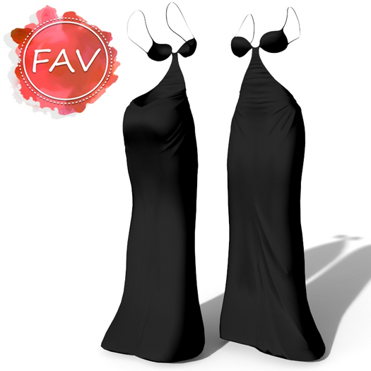 Black Cup Gown LaraX