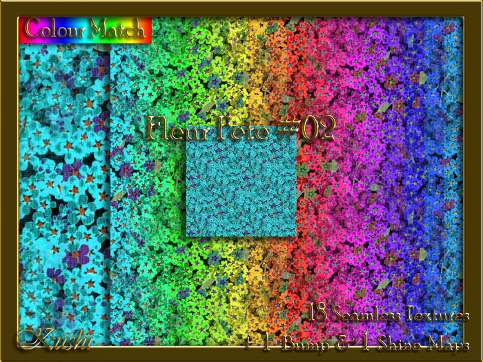 Fleur Fete #02 Seamless Texture Pack