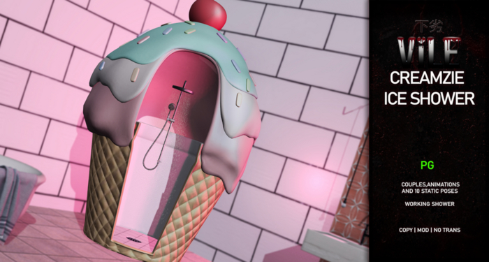 [Vile] - Creamzie Ice Shower PG Box (Add Me)