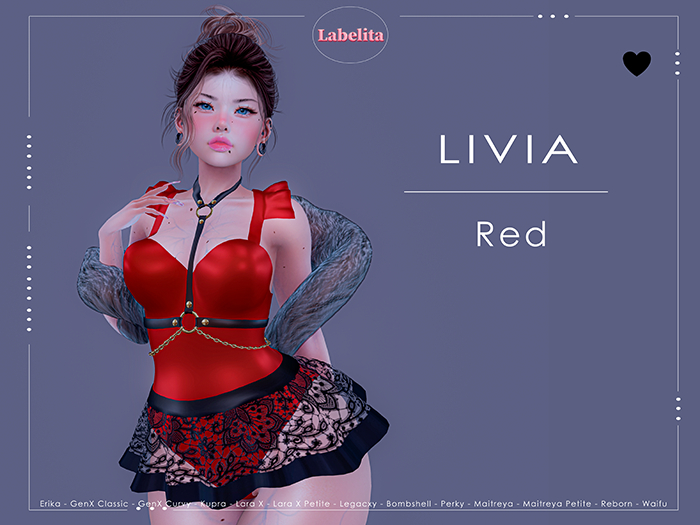 [LABELITA] Livia Outfit Red