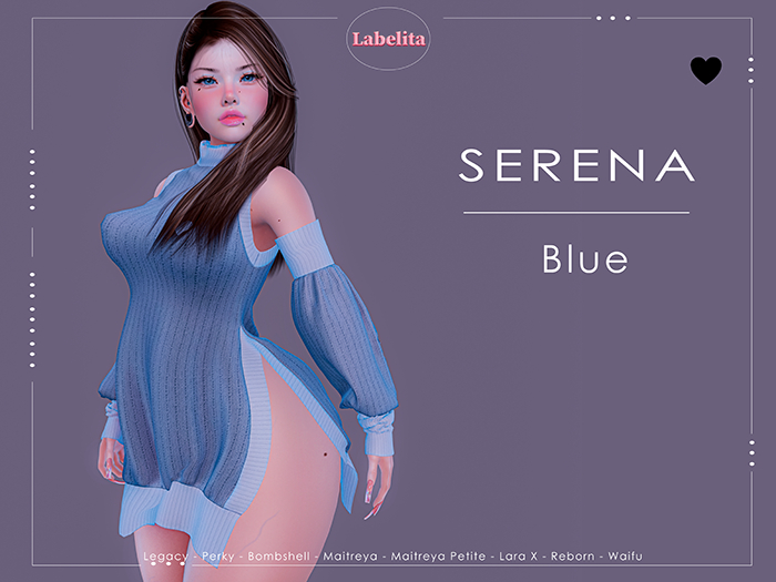 [LABELITA] Serena Dress Blue