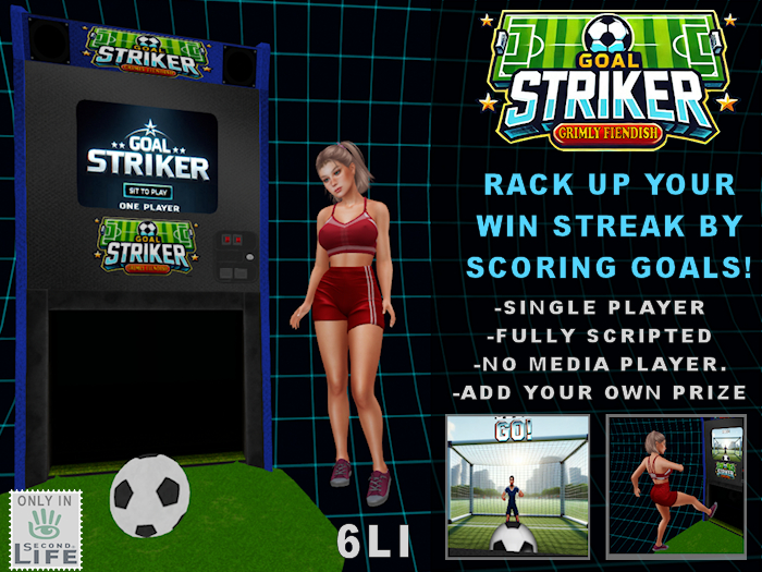 Grimly Fiendish - Goal Striker Arcade
