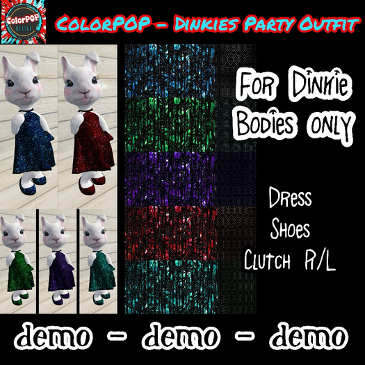 ColorPOP - Dinkies Party Outfit DEMO (ADD to Unpack)