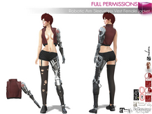 Full Perm Female Robotic Bionic Arm Sleeveless Vest Female Jacket For Maitreya 5.3 LaraX Ebody Reborn Legacy Belleza