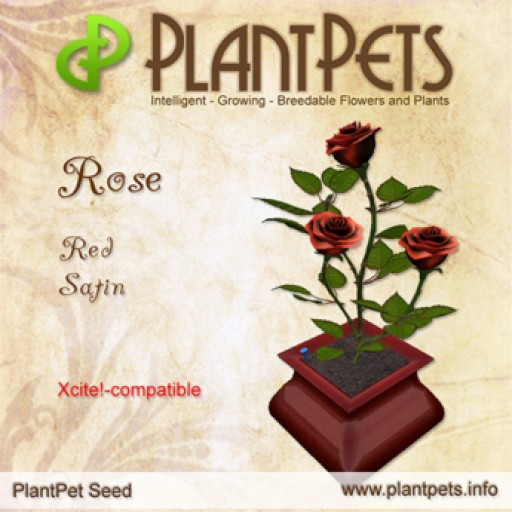 PlantPet Seed [Rose *Red Satin*]