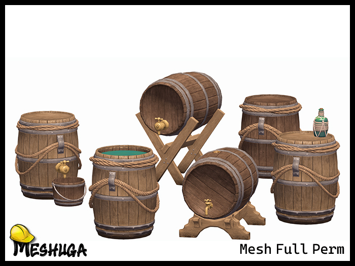Meshuga Barrels Pack  FULL PERM MESH