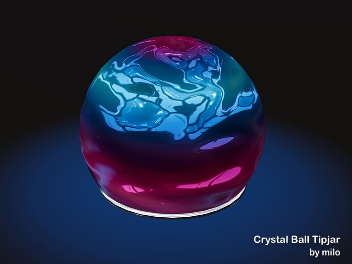 Crystal Ball Liquid Tipjar