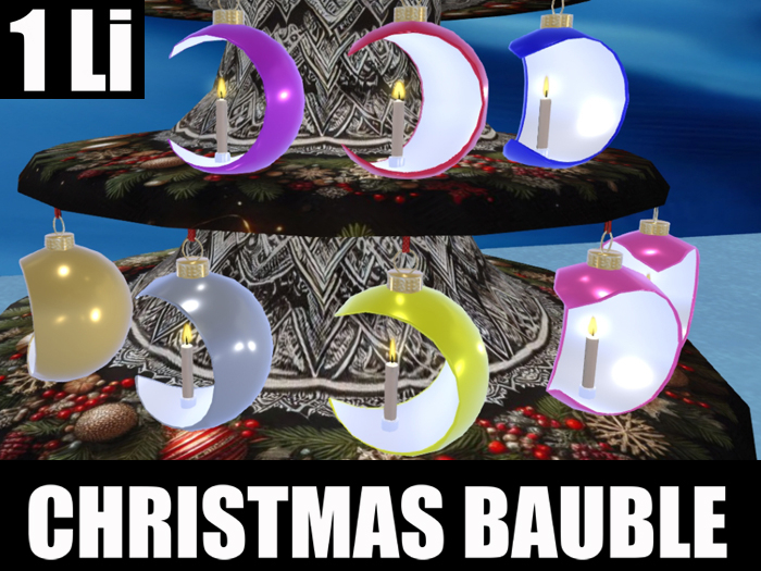 Candle Christmas Baubles