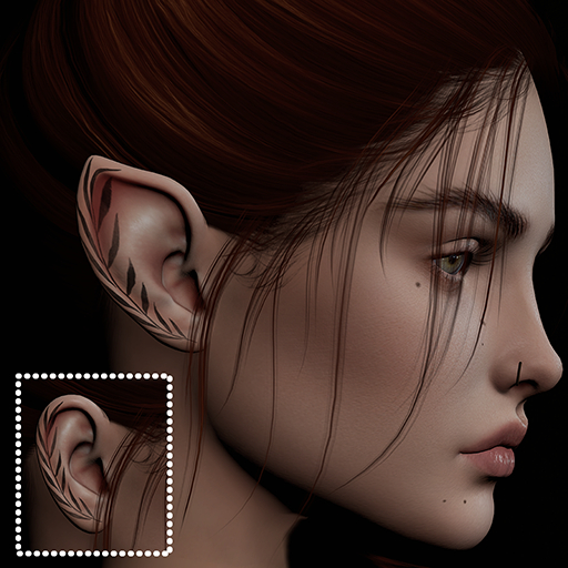 : Noya : - Cesar Ears Tattoo