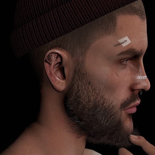 : Noya : - Cards Ears Tattoo