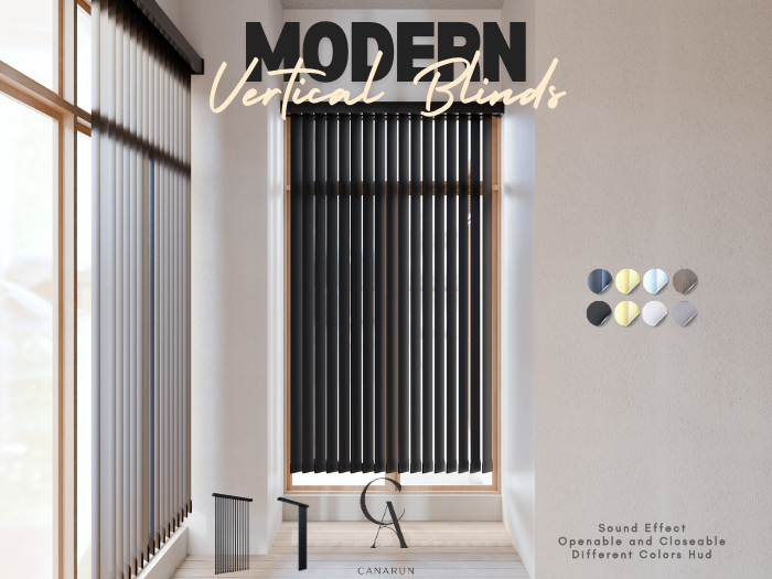 Modern Blinds Vertical - CANARUN - (Rezzme)