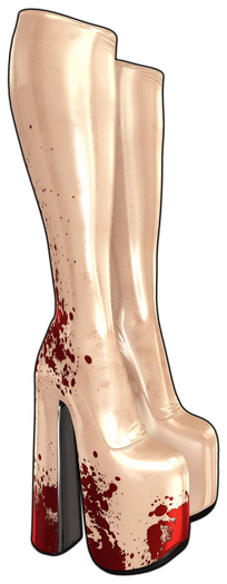 [BL] Luna boots latex // latte
