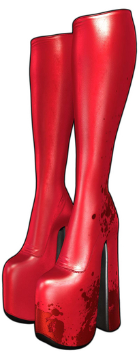 [BL] Luna boots leather // cherry