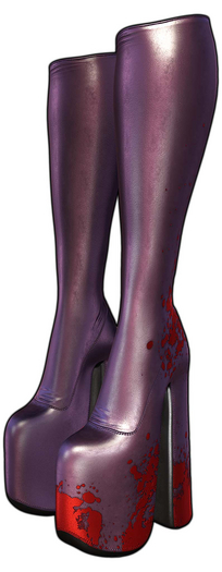 [BL] Luna boots leather // grape