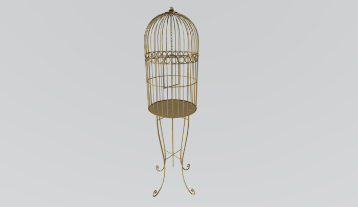 Cuzy/Gold Bird cage