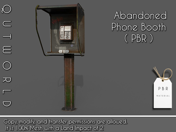 .::QUTWORLD Abandoned Phone Booth_PBR::.FP 