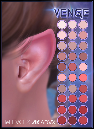VENGE - EVO X - 'Rosa' Ear Blushing 