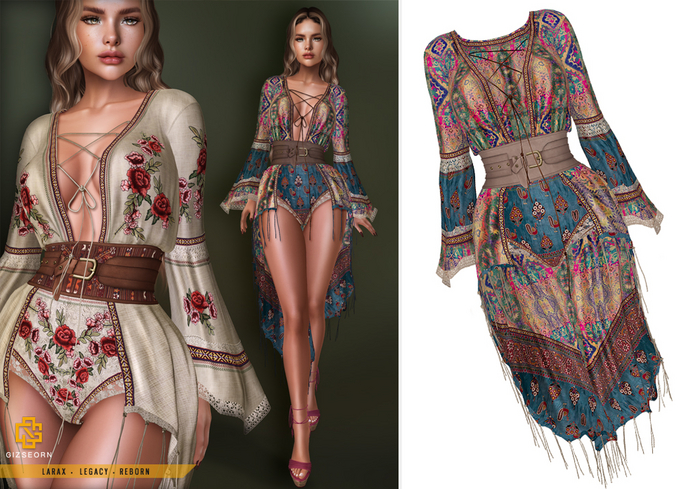 GIZ SEORN: 'Raisel' Dress [Ethnic]