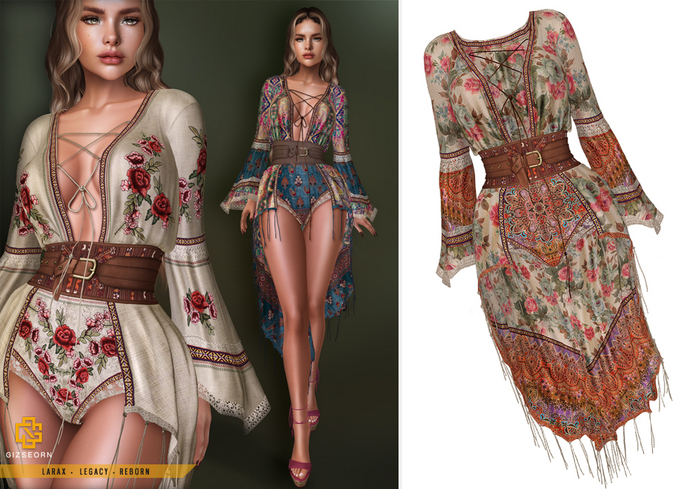 GIZ SEORN: 'Raisel' Dress [Floral]
