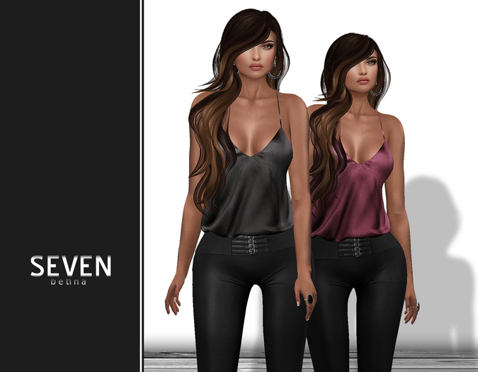 SEVEN - BETINA mesh OUTFIT (gray)