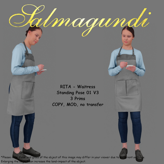 RITA - Waitress - Standing Pose 01 V3
