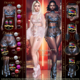 InStyle ***Naama*** SET RED~ KUPRA/ KUPRA KUPS