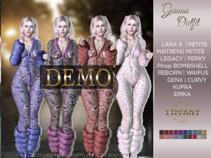 ::TD:: Gianna Outfit [Mesh] DEMO + Lara X