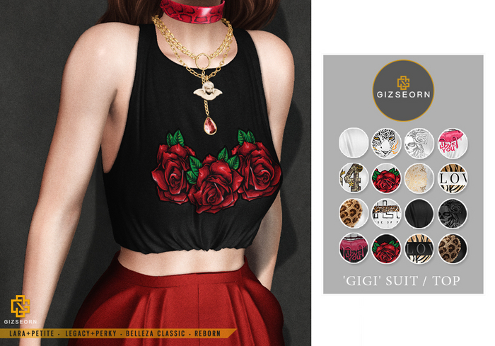 GIZ SEORN: 'Gigi Suit' Top [FATPACK]