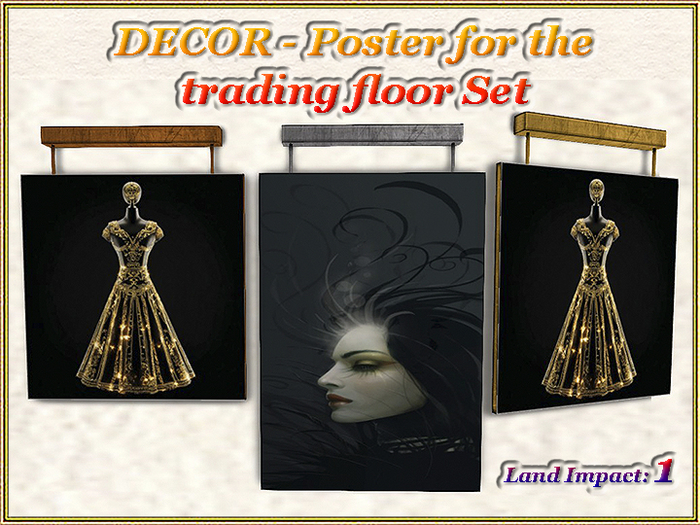 DECOR - Poster for the trading floor Set (1 LI) (Full perm)