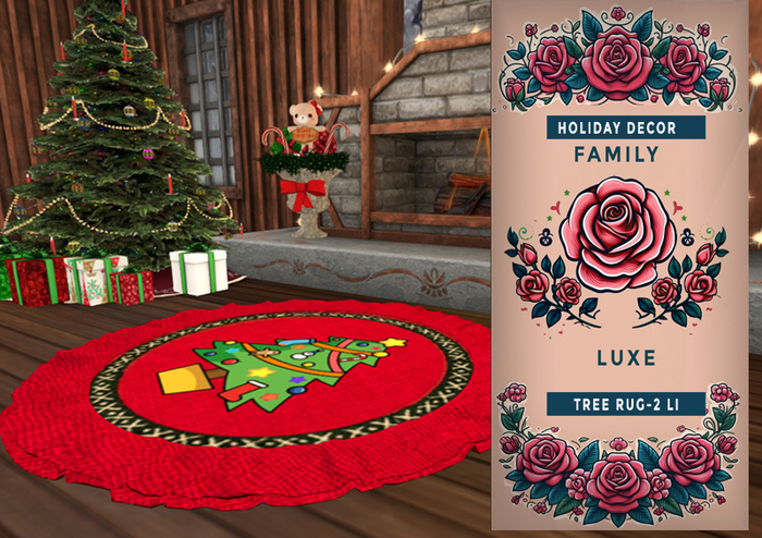 ::Family Luxe::Christmas Rug(Christmas Tree)add