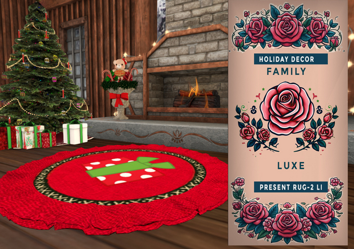 ::Family Luxe::Christmas Rug(present)add