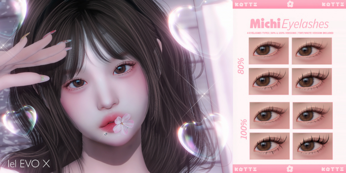 .kotti. michi eyelashes (evox) [Touch To Unpack]~