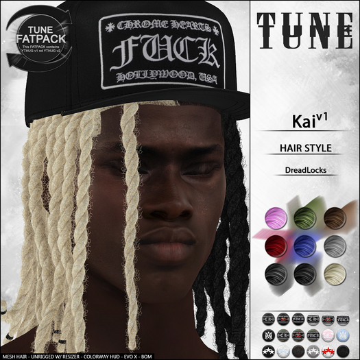 TUNE - "Kai" DreadLocks. [FATPACK]