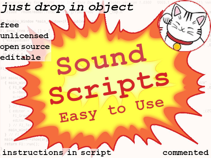 Simple Sound Scripts 