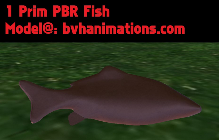 1 Prim PBR Texture Copper Fish