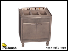 Meshuga Restaurant Props - Deep Fryer FULL PERM MESH