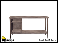 Meshuga Restaurant Props - Metal Kitchen Shelf FULL PERM MESH