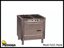 Meshuga Restaurant Props - Stove FULL PERM MESH