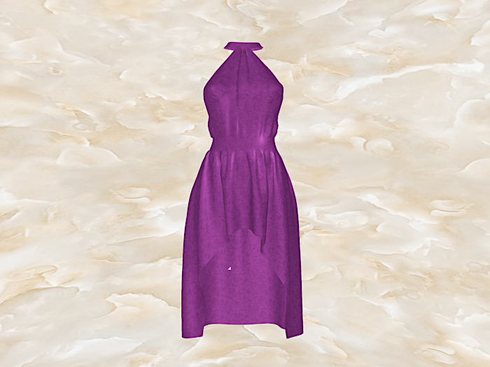PRIMA.Purple High-Lo Dress