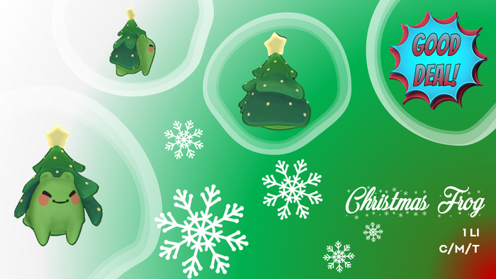 [GOOD DEAL] Christmas Frog. BOXED/ADD&TOUCH.