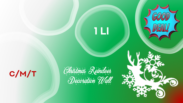 [GOOD DEAL] Christmas Reindeer Decoration Wall