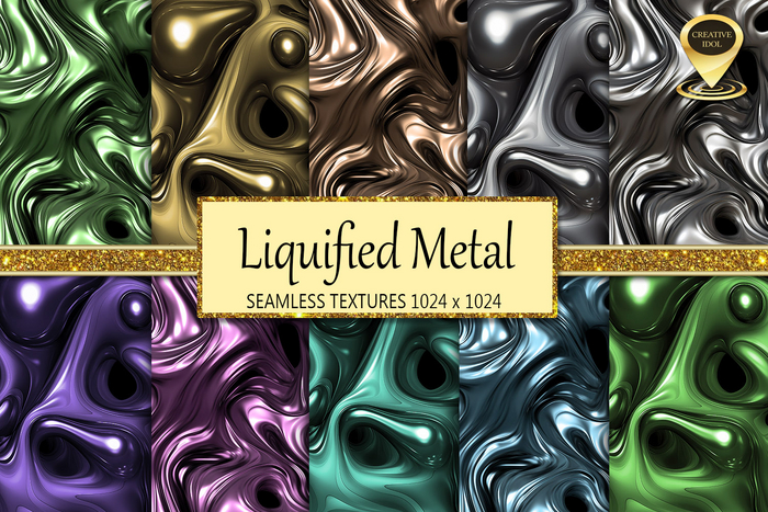 Liquified Metal Textures